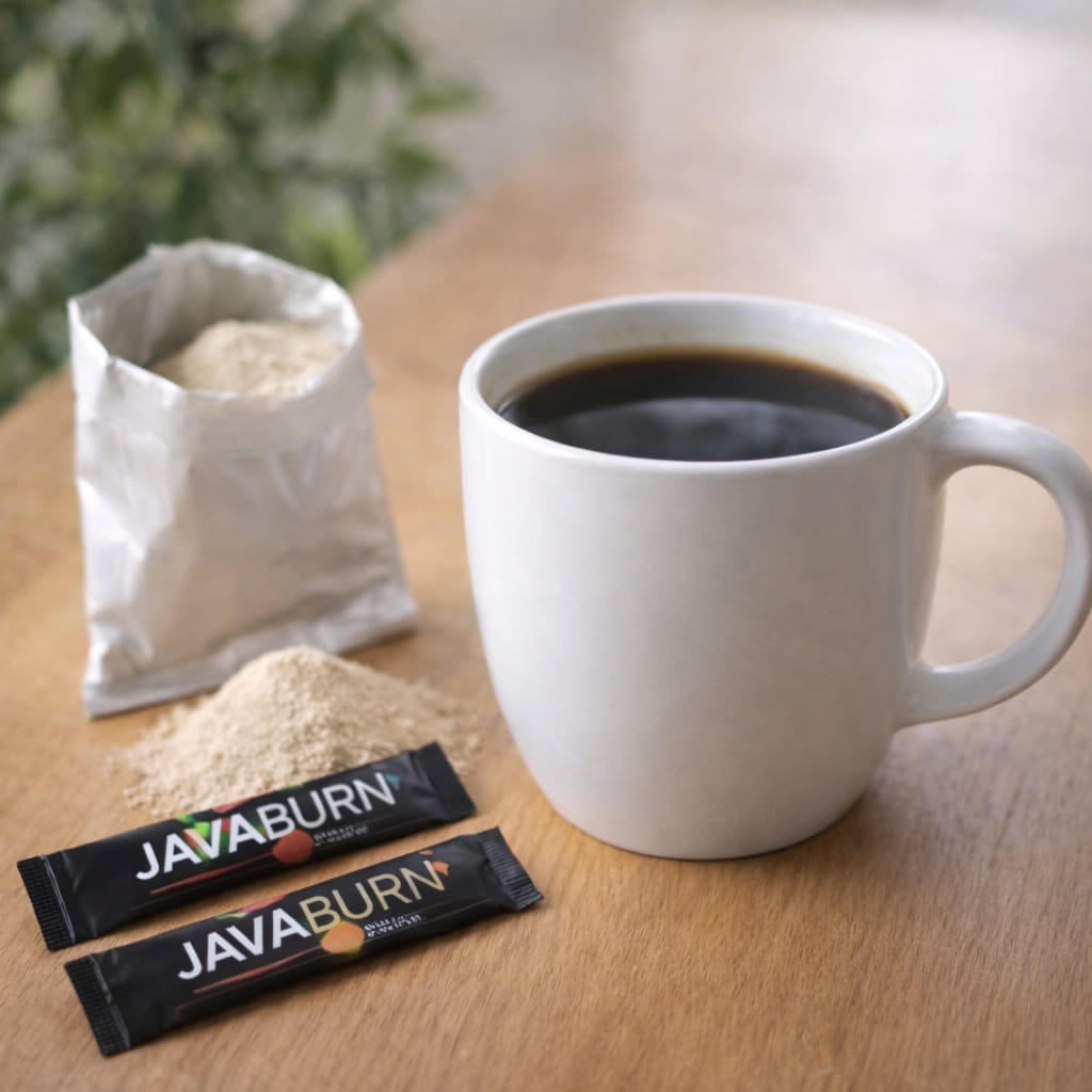 Java Burn powder mixed with coffee