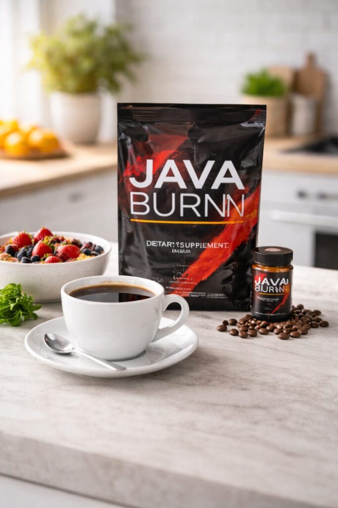 “Java Burn supplement with coffee for weight loss support and metabolism boost”